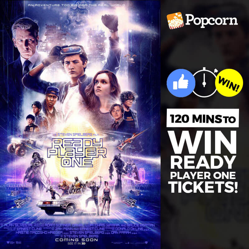 [CLOSED] 120 MIN FLASH GIVEAWAY: Join Now To Win Free 'Ready Player One' Preview Tickets