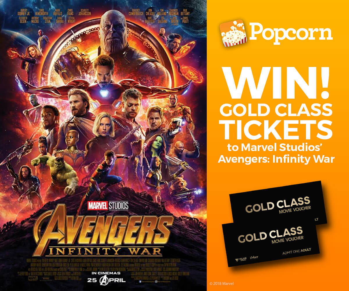 [CLOSED] Win A Pair of Tickets To Catch Marvel Studios' 'Avengers: Infinity War' In Gold Class®