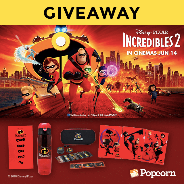 [CLOSED] Win Limited Edition Disney/Pixar's Incredibles 2 Movie Premiums