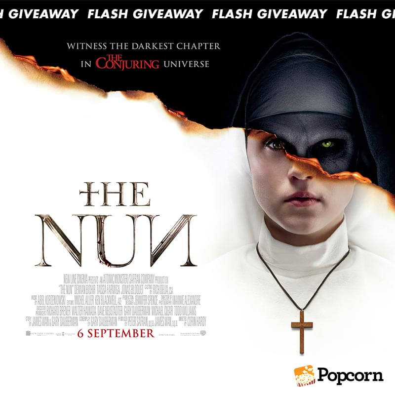 [CLOSED] 120 MIN FLASH GIVEAWAY: 'The Nun' Preview Tickets