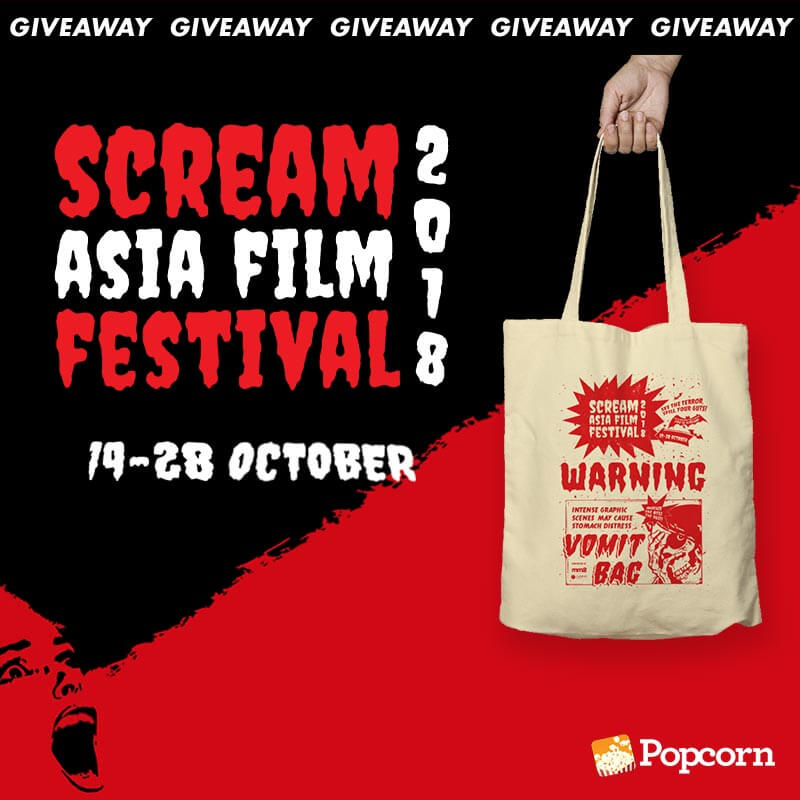 Win Tickets & Tote Bags To Scream Asia Film Festival 2018