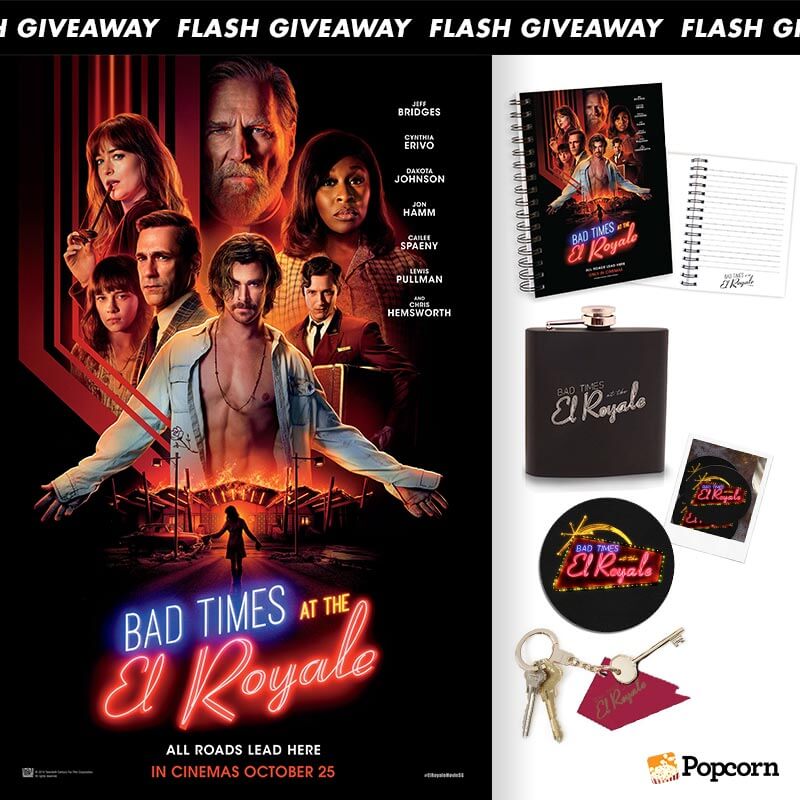 Win Limited Edition Premiums To Star-Studded Thriller 'Bad Times At The El Royale'