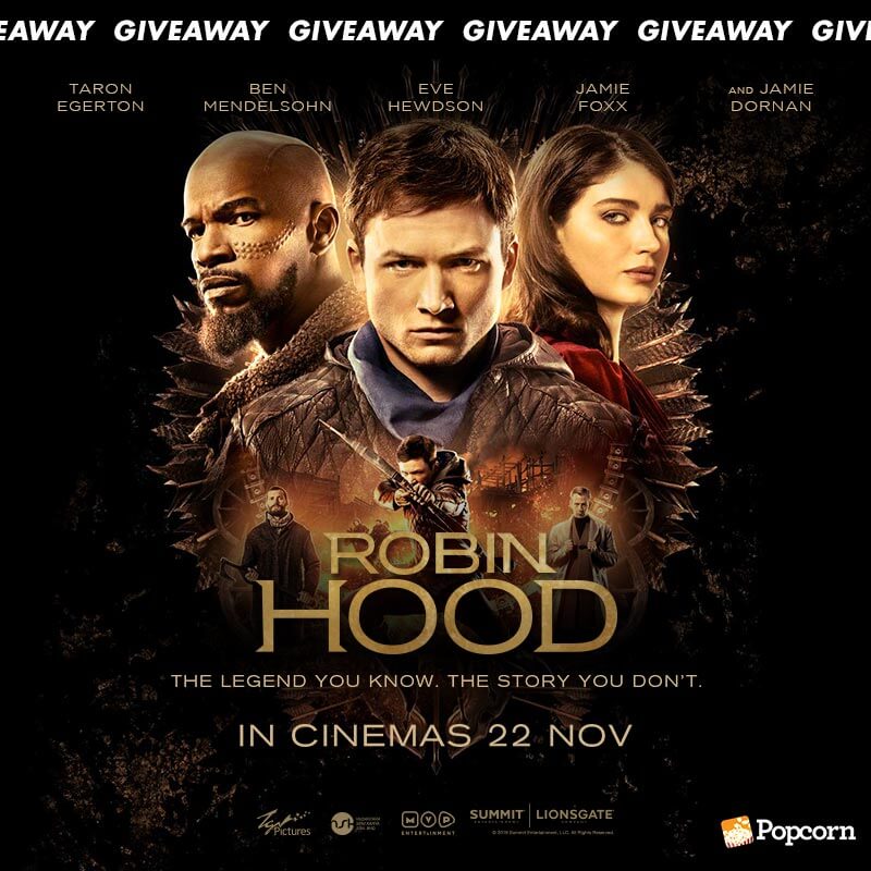 Win A Pair Of Premiere Tickets To Action Adventure 'Robin Hood'