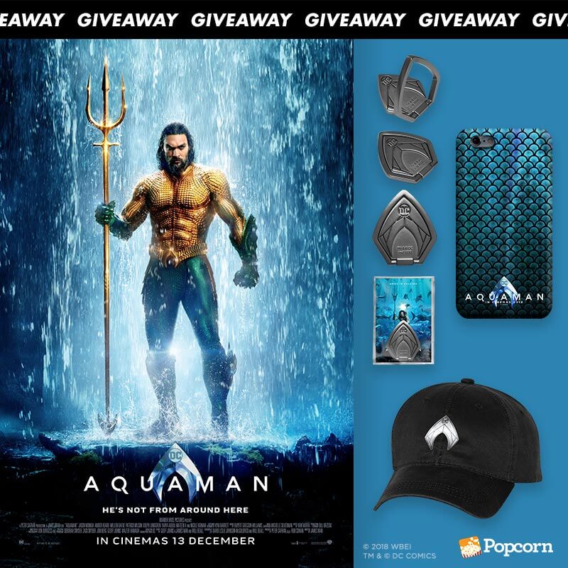 Win Limited Edition Movie Merchandise To The Highly Anticipated 'Aquaman'