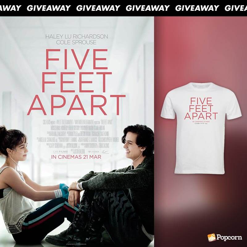 Win A Limited Edition T-Shirt From Romance 'Five Feet Apart'