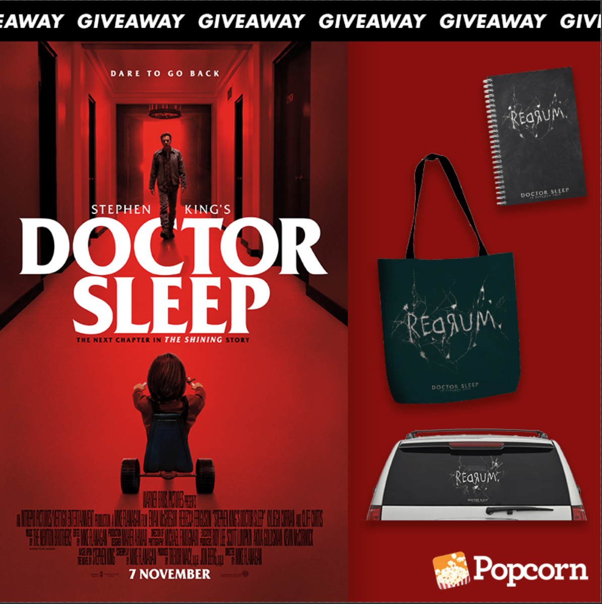 Win Limited Edition Movie Premiums From Horror Movie Stephen King's Doctor Sleep