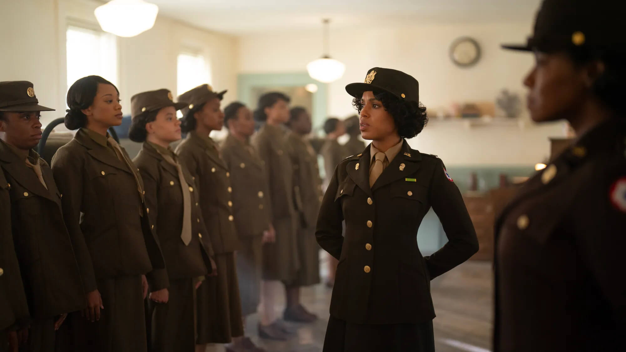 Kerry Washington Inspires WWII Black Women Battalion to Battle in Tyler Perry’s ‘The Six Triple Eight’ Trailer