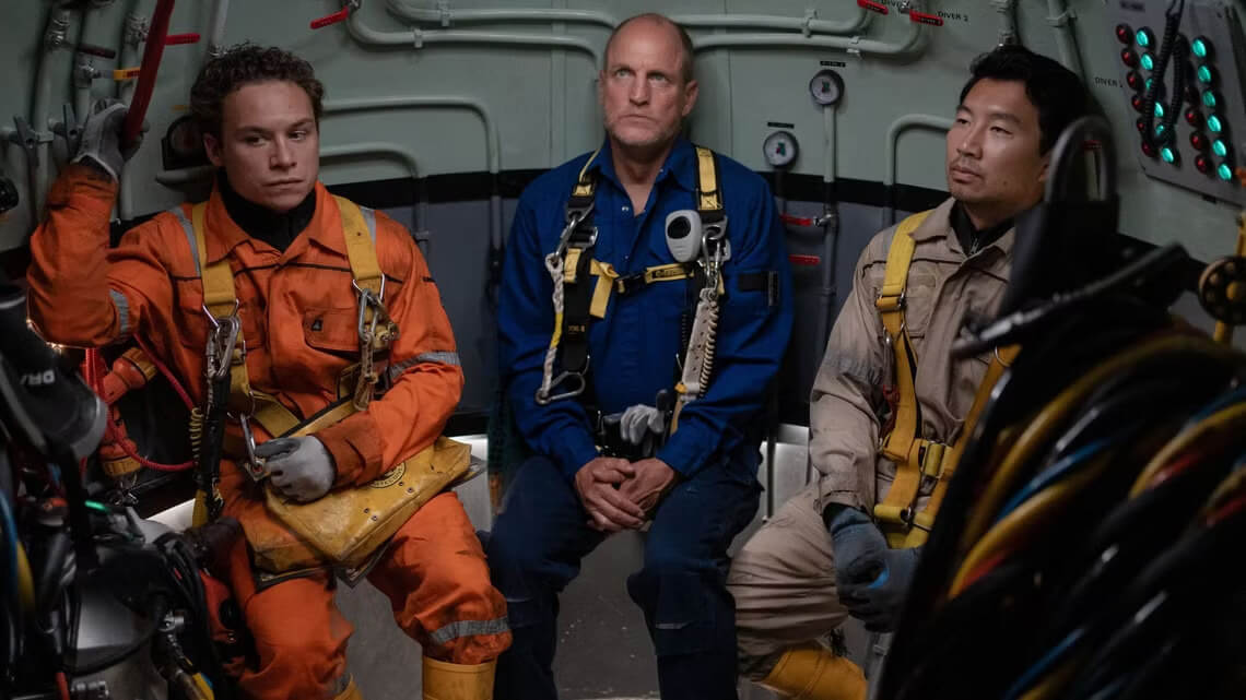 Woody Harrelson & Simu Liu Take Their 'Last Breath' in Tense Trailer for Deep Sea Psychological Thriller