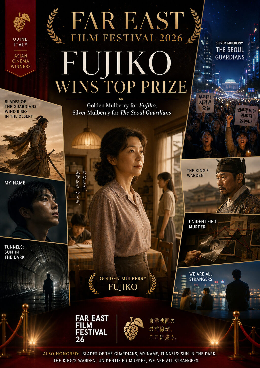 Japanese Drama Fujiko Wins Top Honor At 2026 Far East Film Festival
