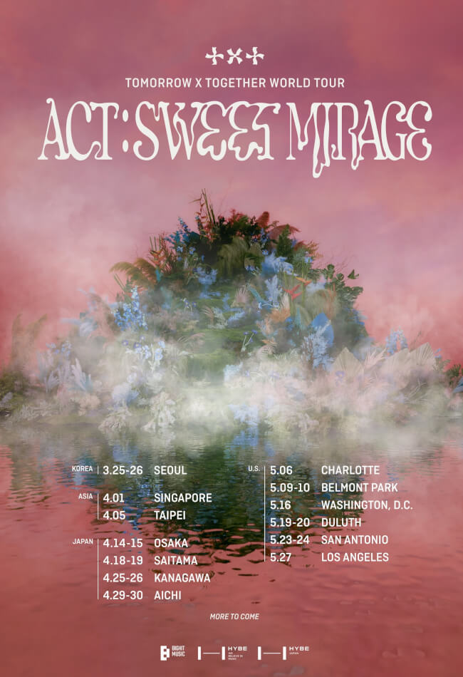 TXT World Tour - Act: Sweet Mirage (2023) Showtimes, Tickets