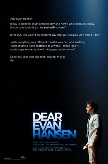 Dear Evan Hansen Movie Poster