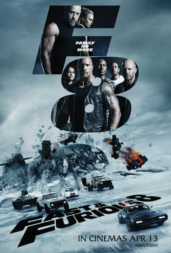 Fast And Furious 8 Movie Poster