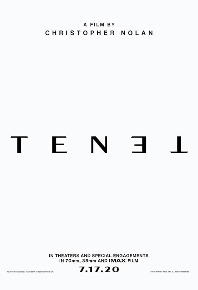 Tenet Movie Poster