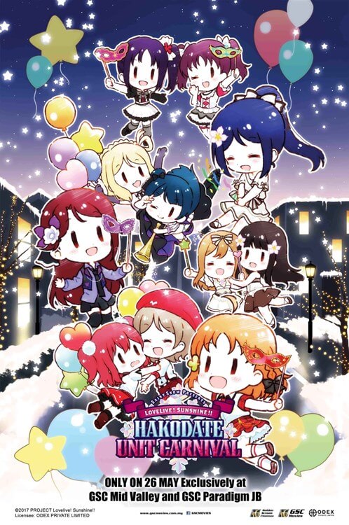 Saint Snow X Aqours Hakodate Unit Carnival (2018) Showtimes, Tickets &  Reviews | Popcorn Malaysia