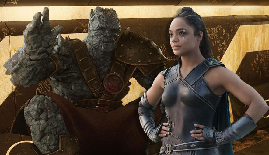 Avengers: Infinity War - Valkyrie and Korg