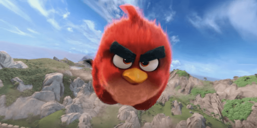 angry birds movie big red