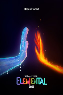 Disney and Pixar's Elemental Movie Poster