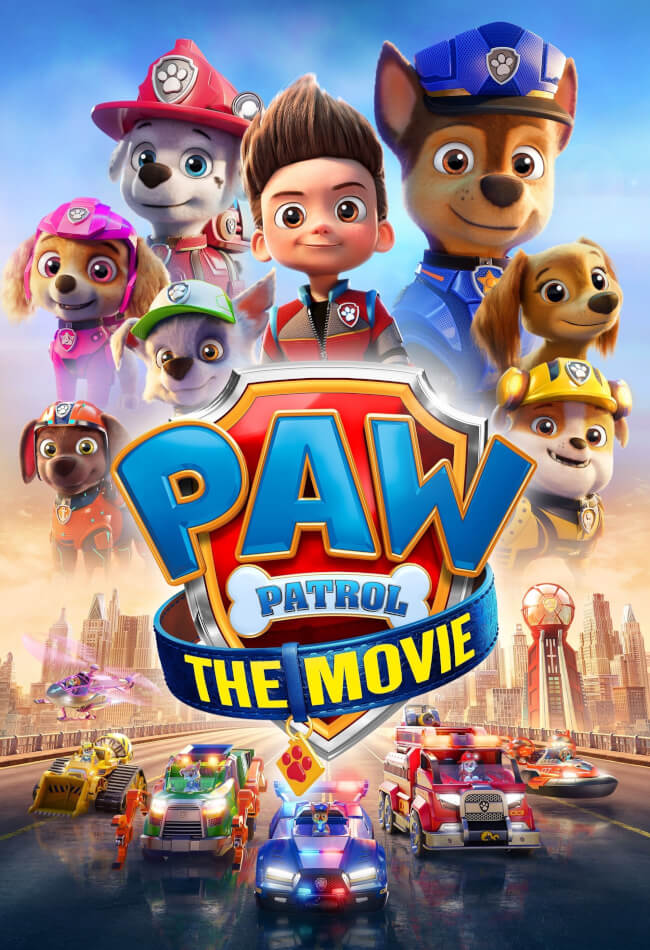 paw patrol the movie showtimes